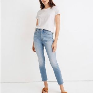 10" High-Rise Skinny Crop Jeans in Horne Wash